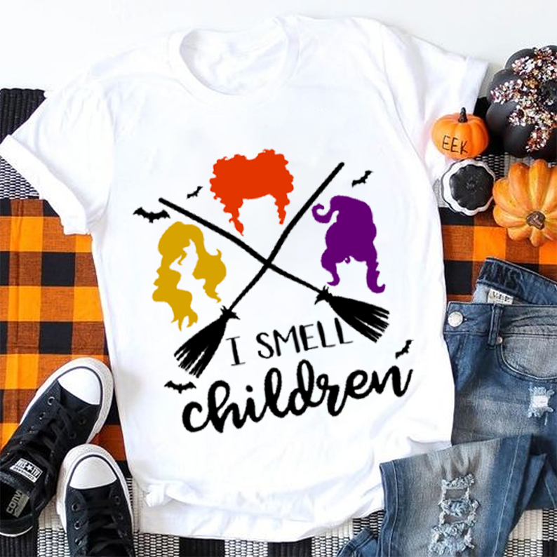 I Smell Children Halloween Witch T-Shirt