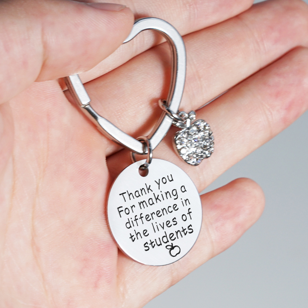 Teacher Plant Seeds Keychain