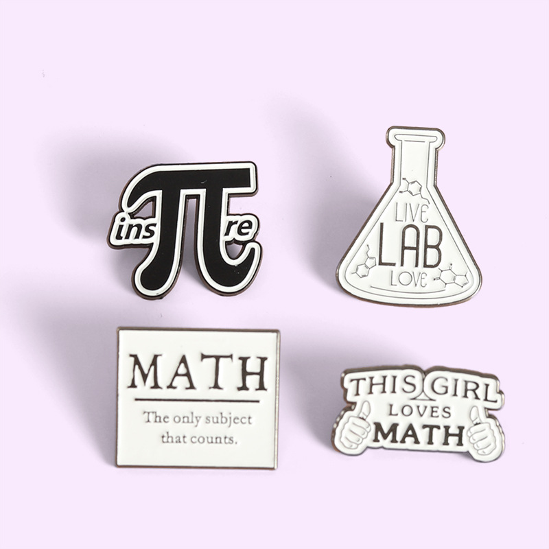 Math And Chemistry Pin Set