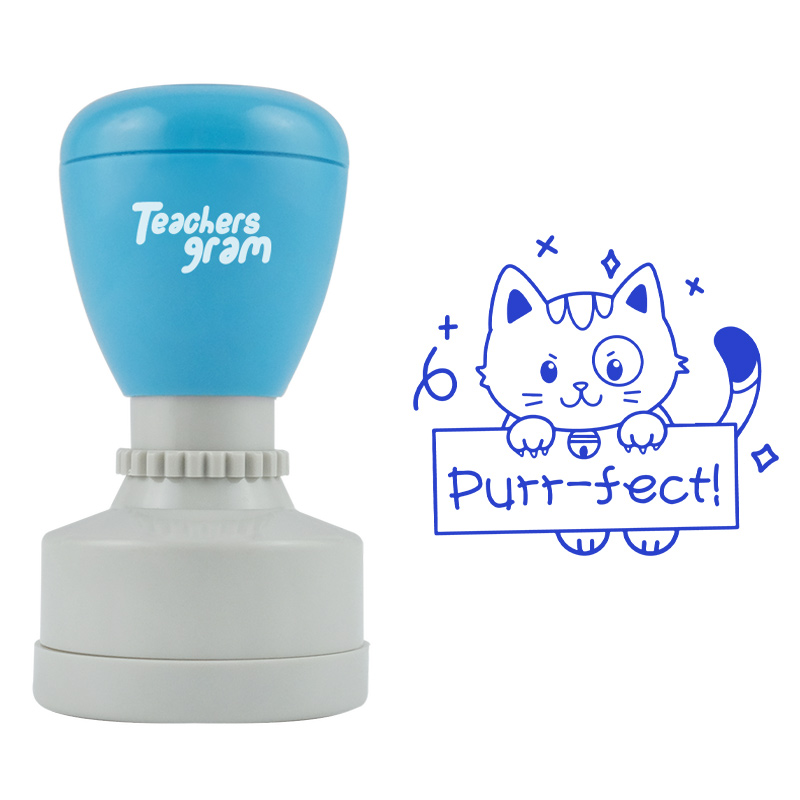 Purr-fect Cat Stamp