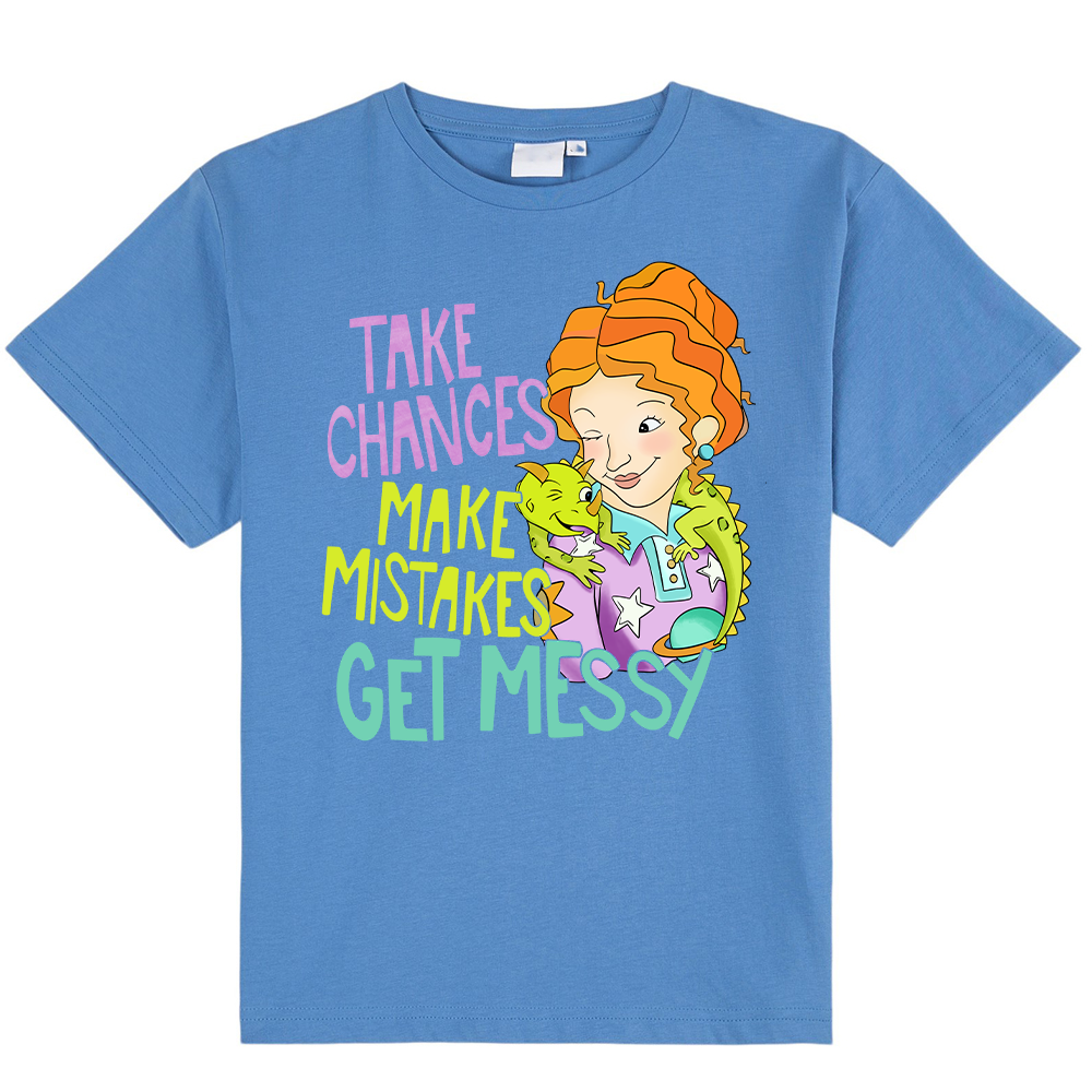 Take Chances Make Mistakes Get Messy Magic School Bus  Kids T-Shirt