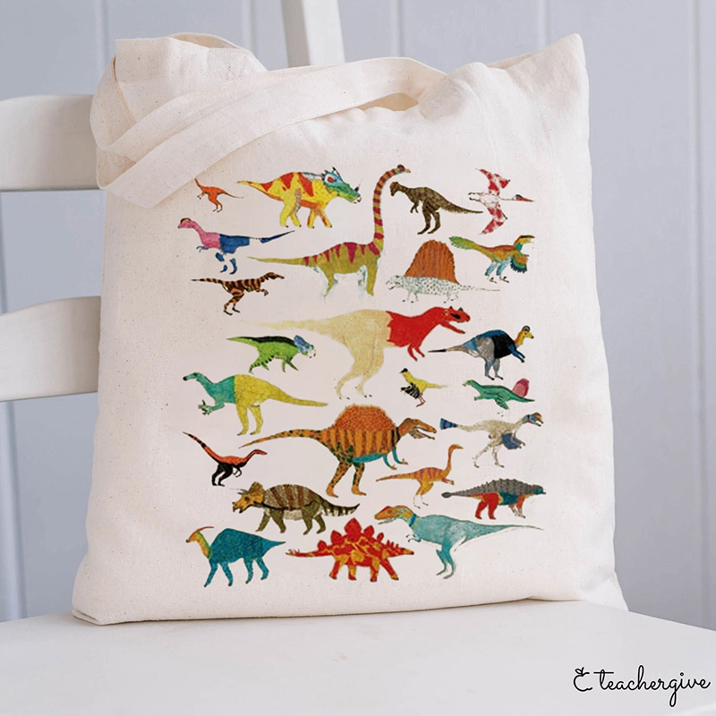 Can You Name These Dinosaur Teacher Tote Bag