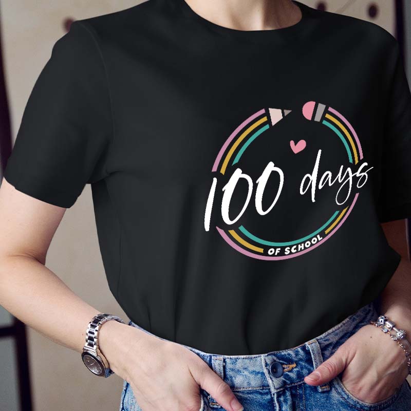 100 Days Of School Teacher T-Shirt