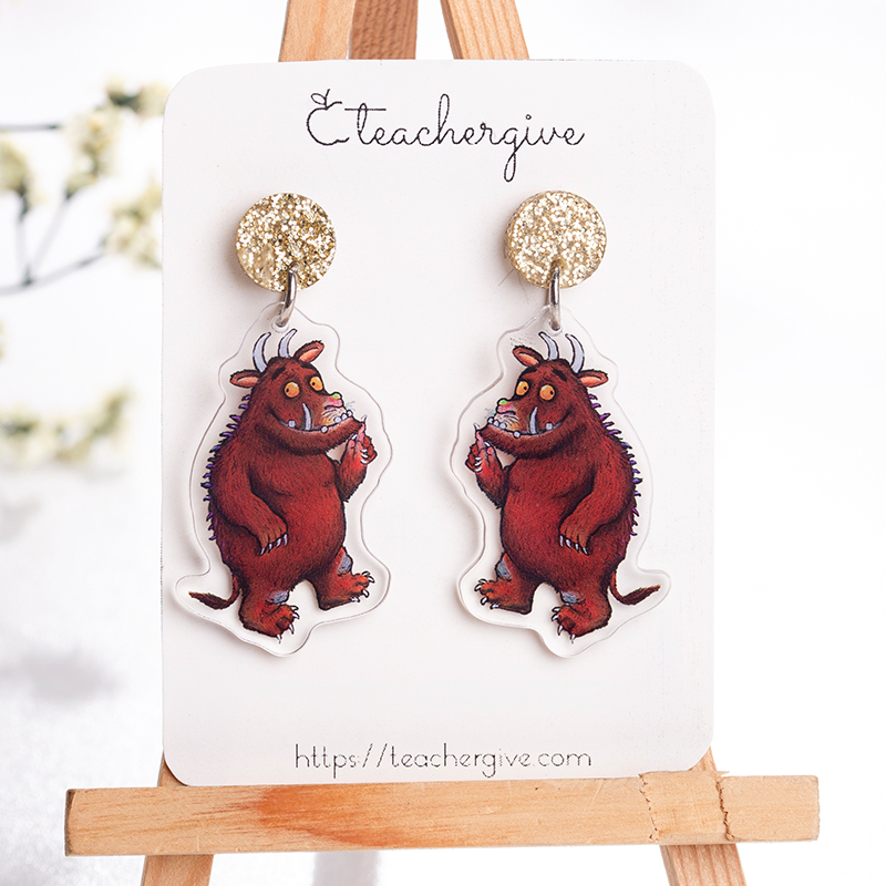 The Gruffalo Acrylic Earrings