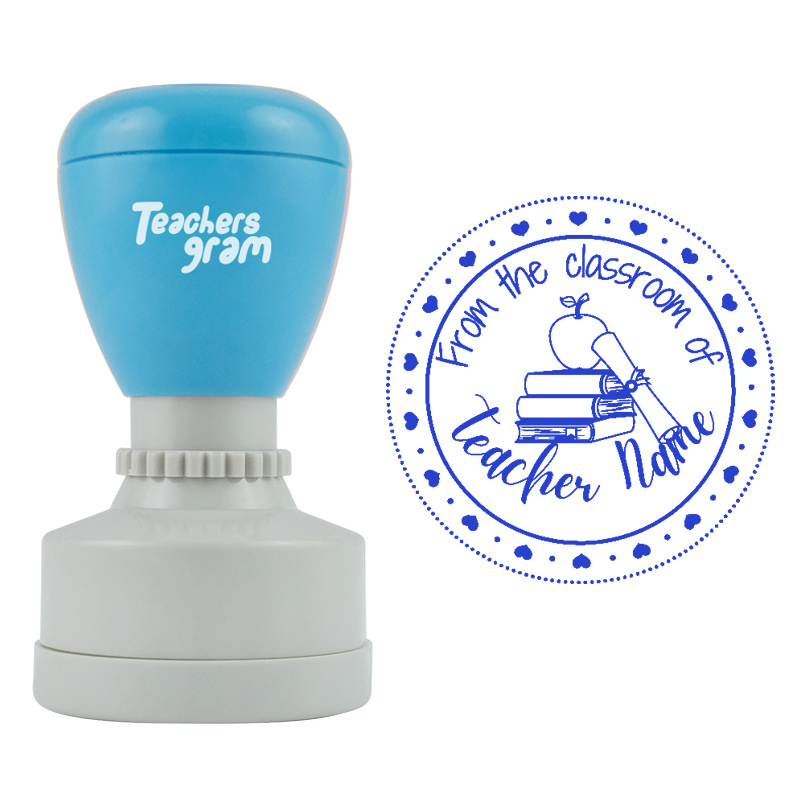 Personalisiert Aus dem Klassenzimmer Apfel Lehrer Stempel