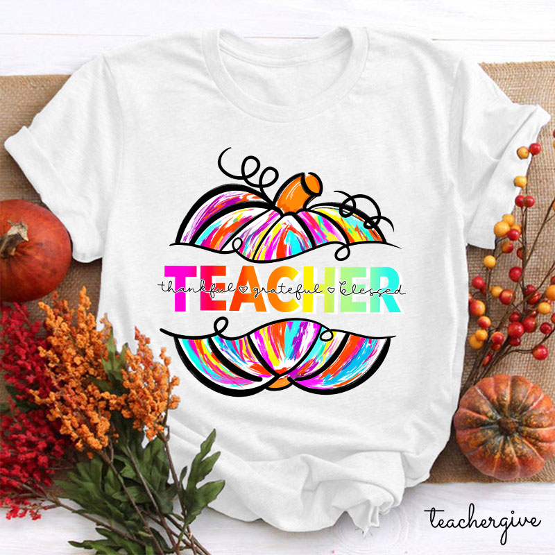 Thankful Grateful Blessed T-Shirt