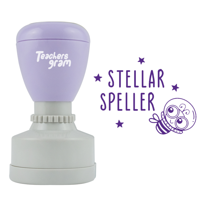 Steller Speller Lehrer Stempel
