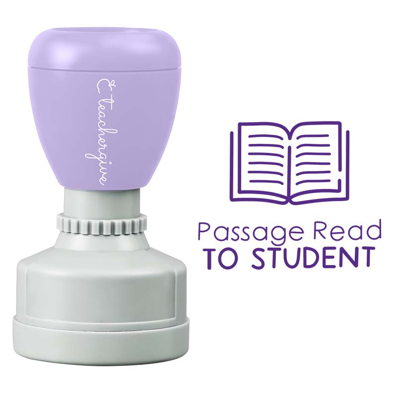 Passage Read To Student Teacher Stamp