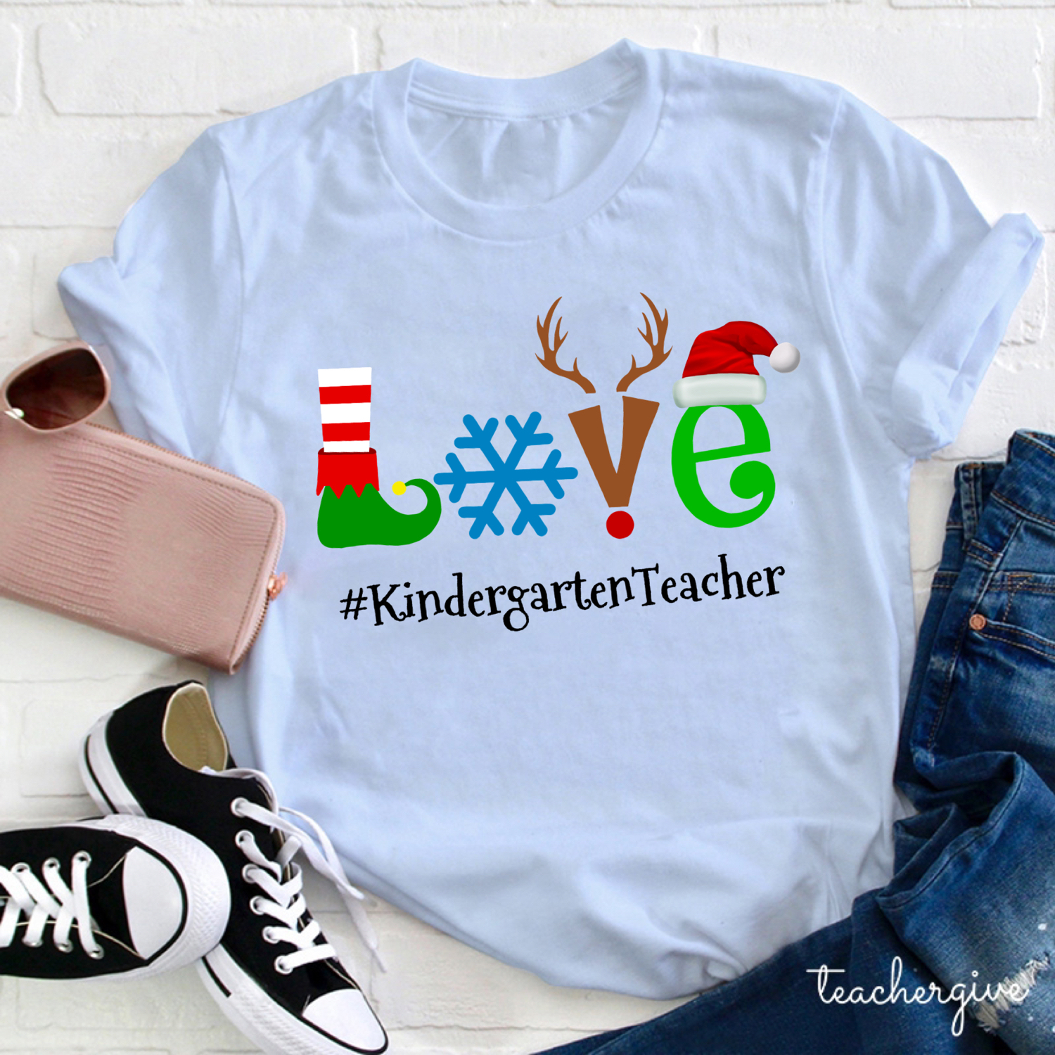 Personalized Love Teacher T-Shirt