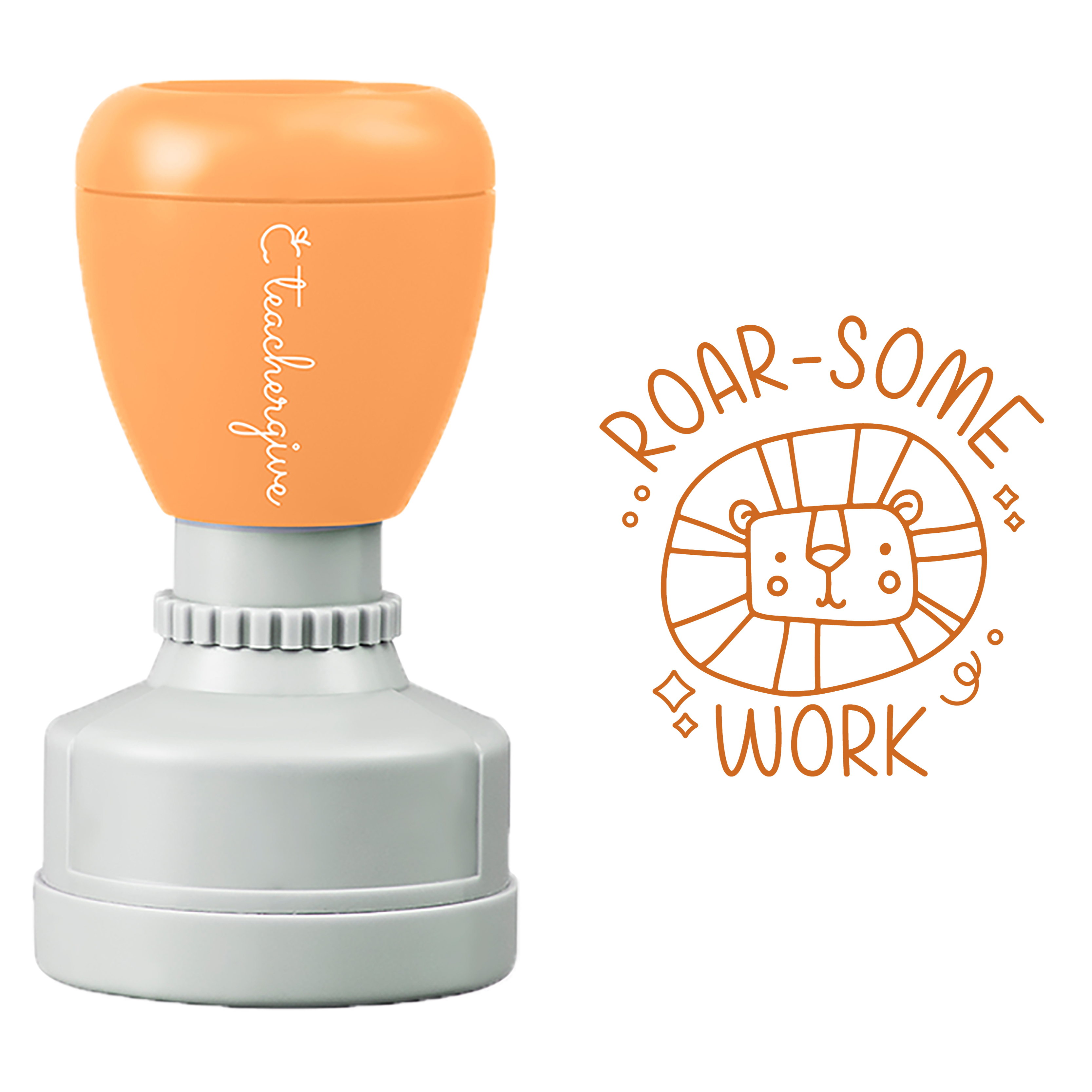ROAR-SOME WORK  Stamp