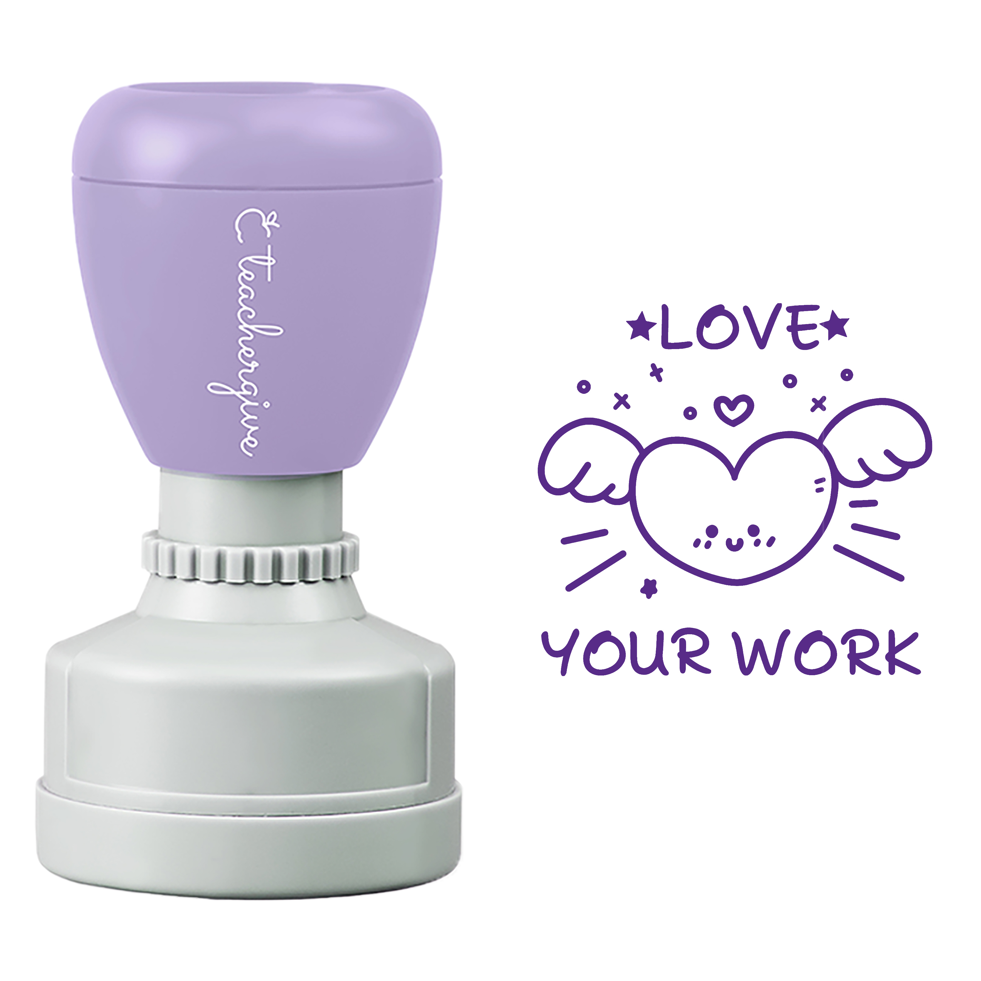 Love Your Work Wings Stamp