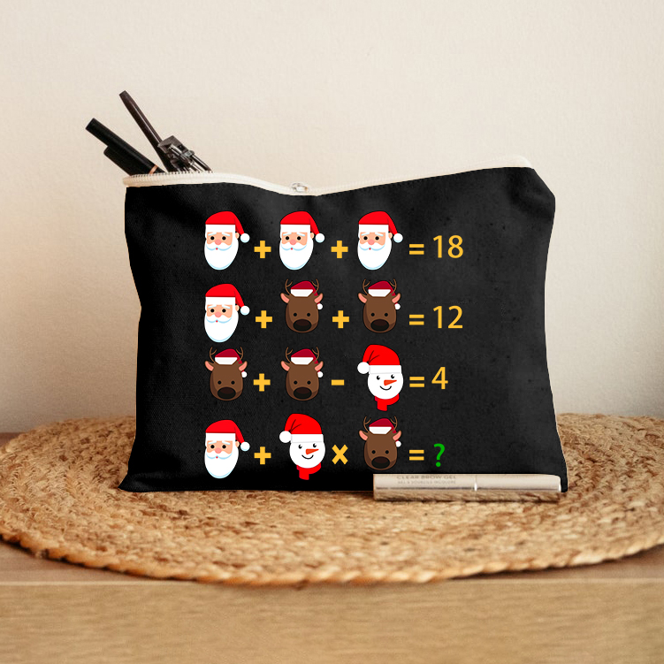 Funny Math Makeup Bag