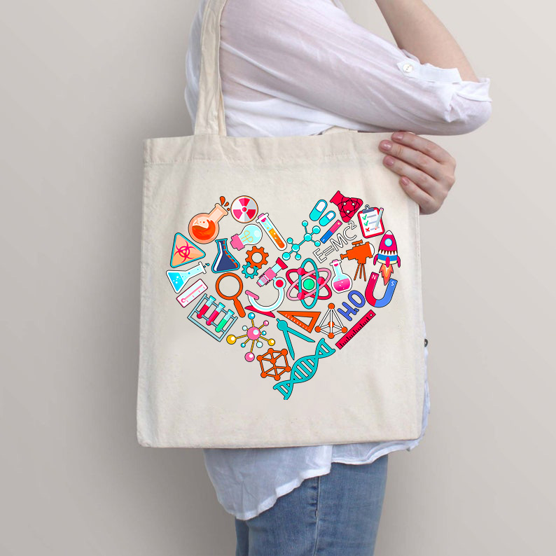 Liebe Wissenschaft Lehrer Tragetasche