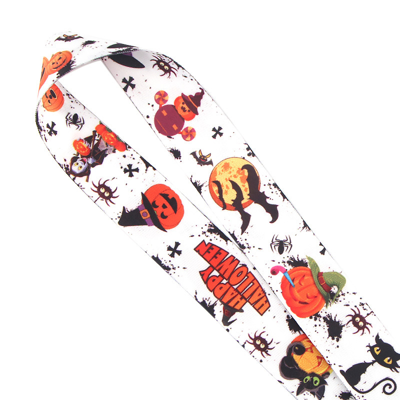 Halloween Pumpkin Lanyard