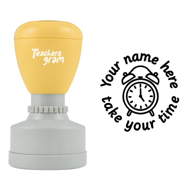 Personalized Take Your Time Stamp