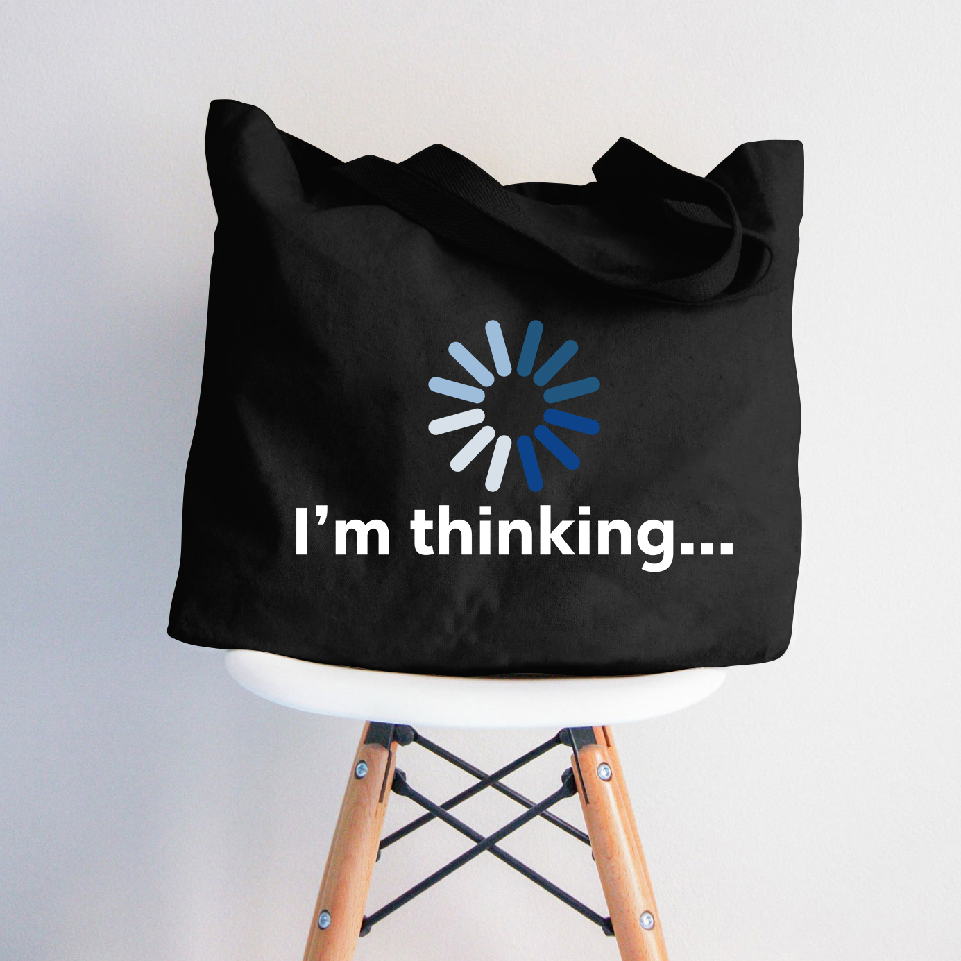 Ich denke Lehrer Tragetasche mit Reißverschluss