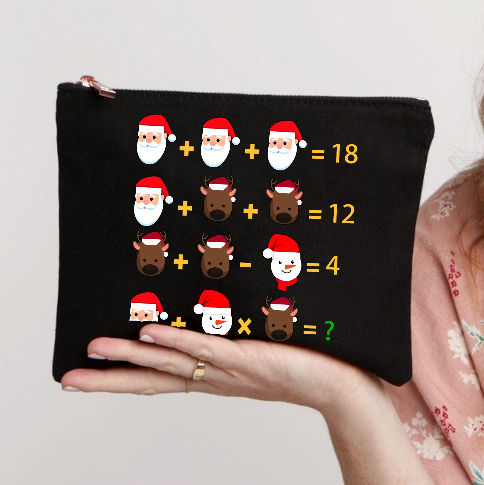 Funny Math Makeup Bag