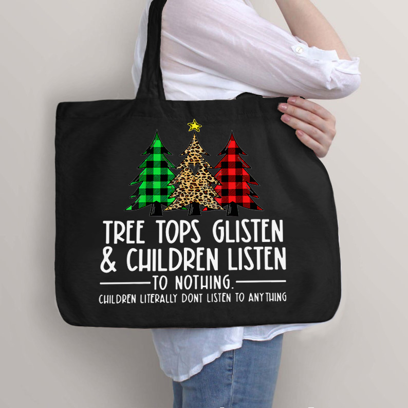 Kinder hören auf nichts Lehrer Tragetasche mit Reißverschluss