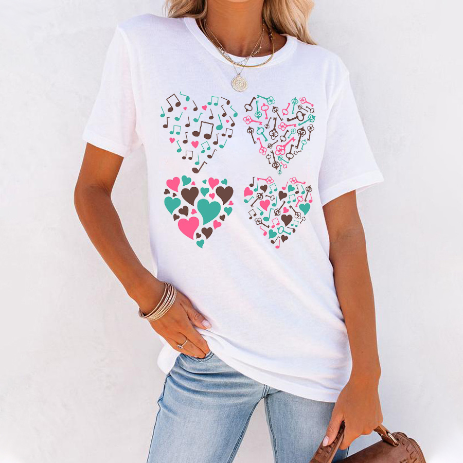 I Love Music Teacher T-Shirt