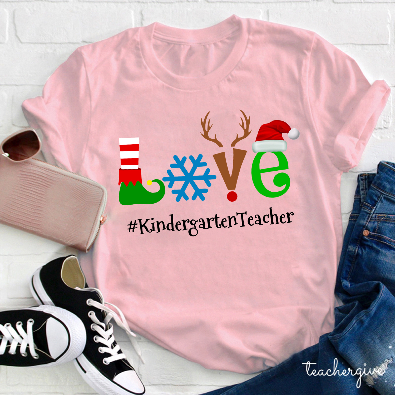 Personalized Love Teacher T-Shirt