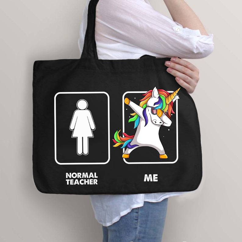 Normale Lehrer Tragetasche mit Reißverschluss