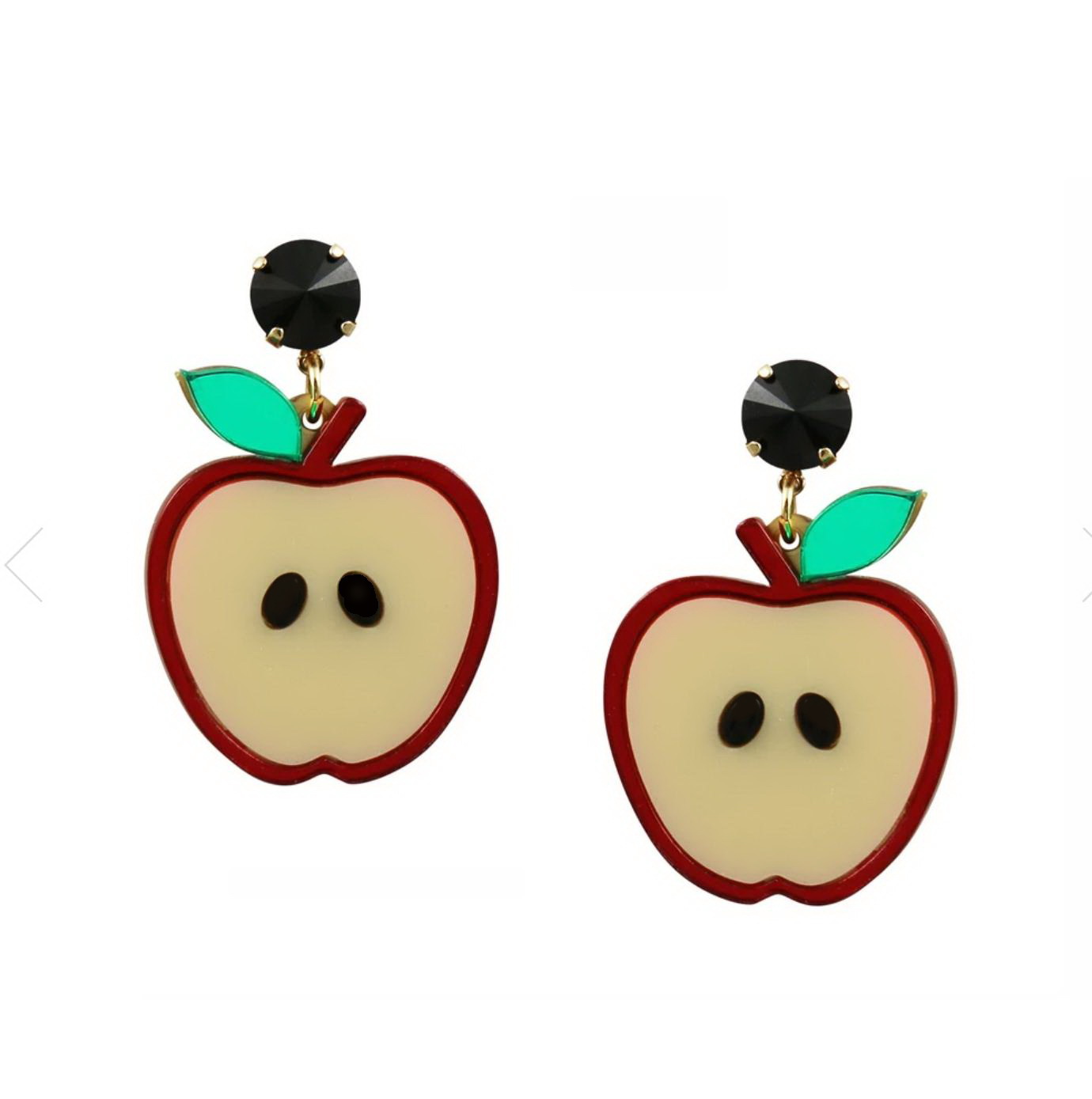 Cute Apple  Acrylic  Earrings