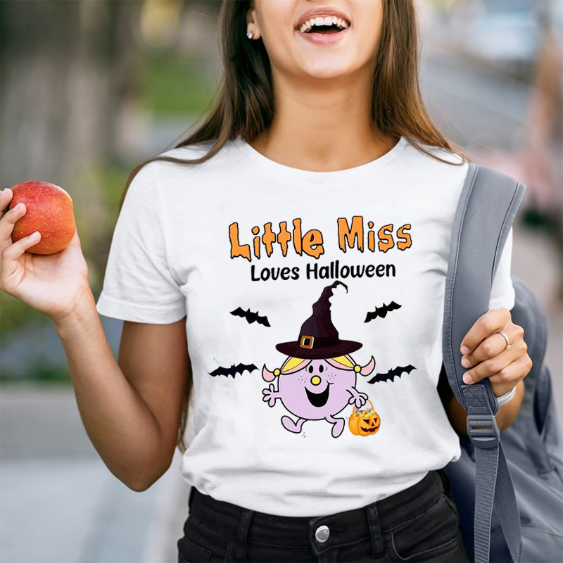 Little Miss And Her Favorite Halloween T-Shirt