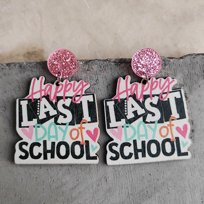 Last Day Of School Earrings