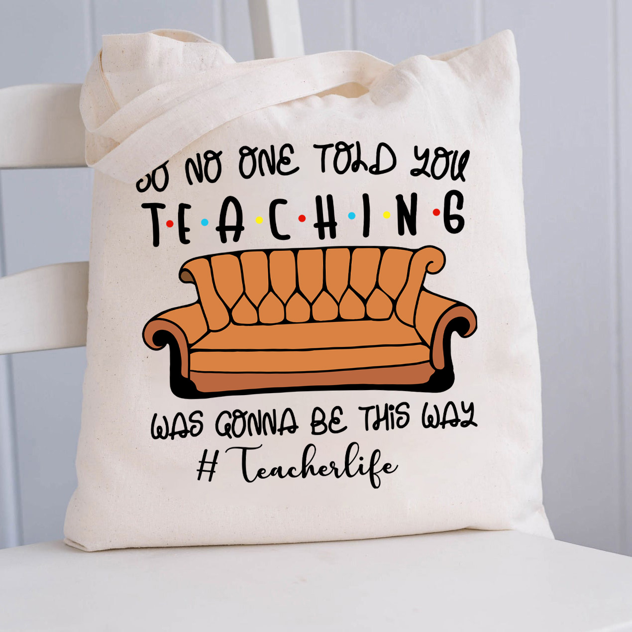 Also hat dir niemand gesagt, dass der Unterricht so sein würde Lehrer Tragetasche