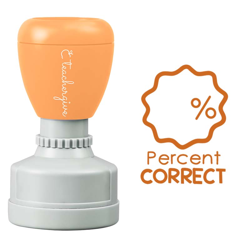 Percent Correct Teacher Stamp