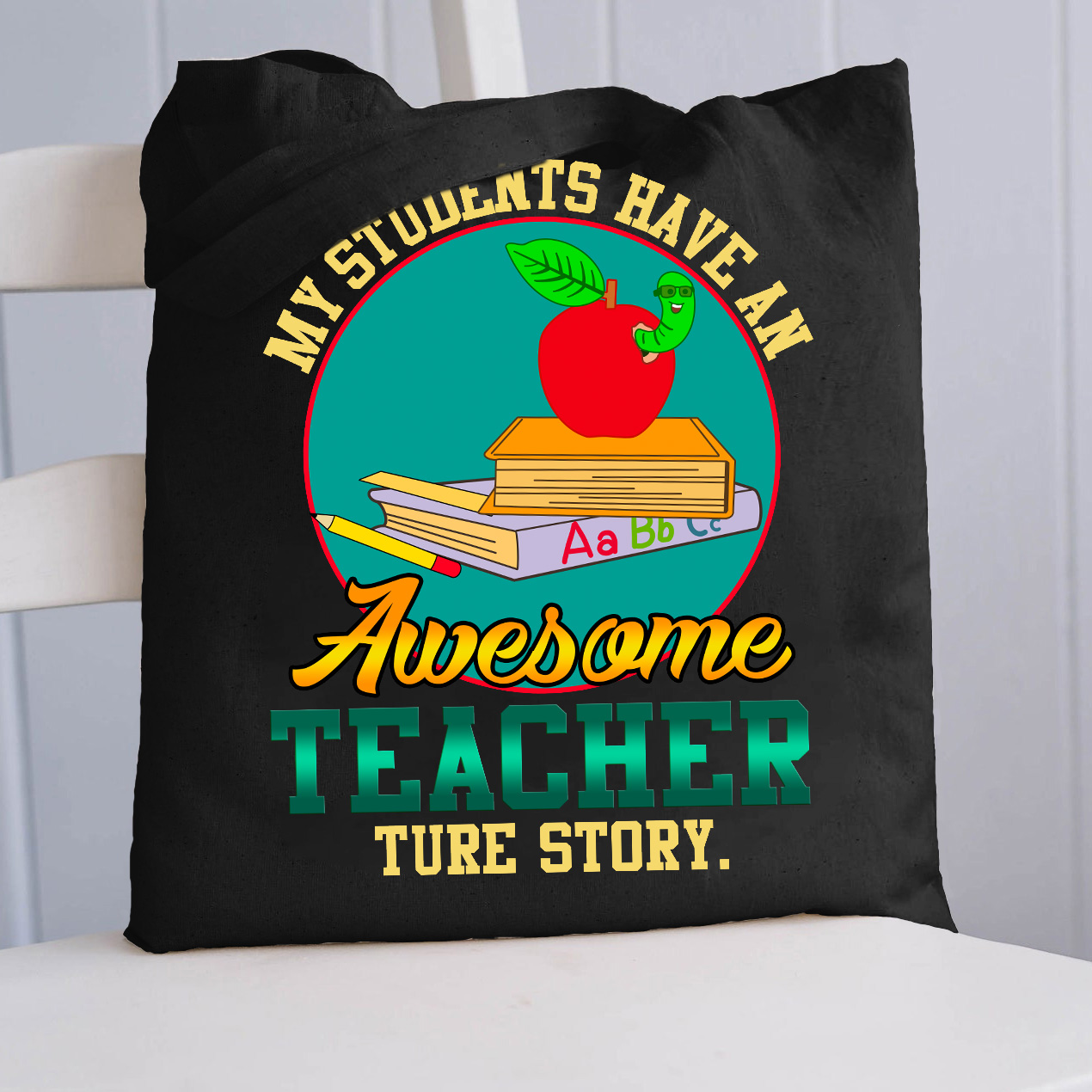Meine Schüler haben eine tolle Lehrerin Tragetasche