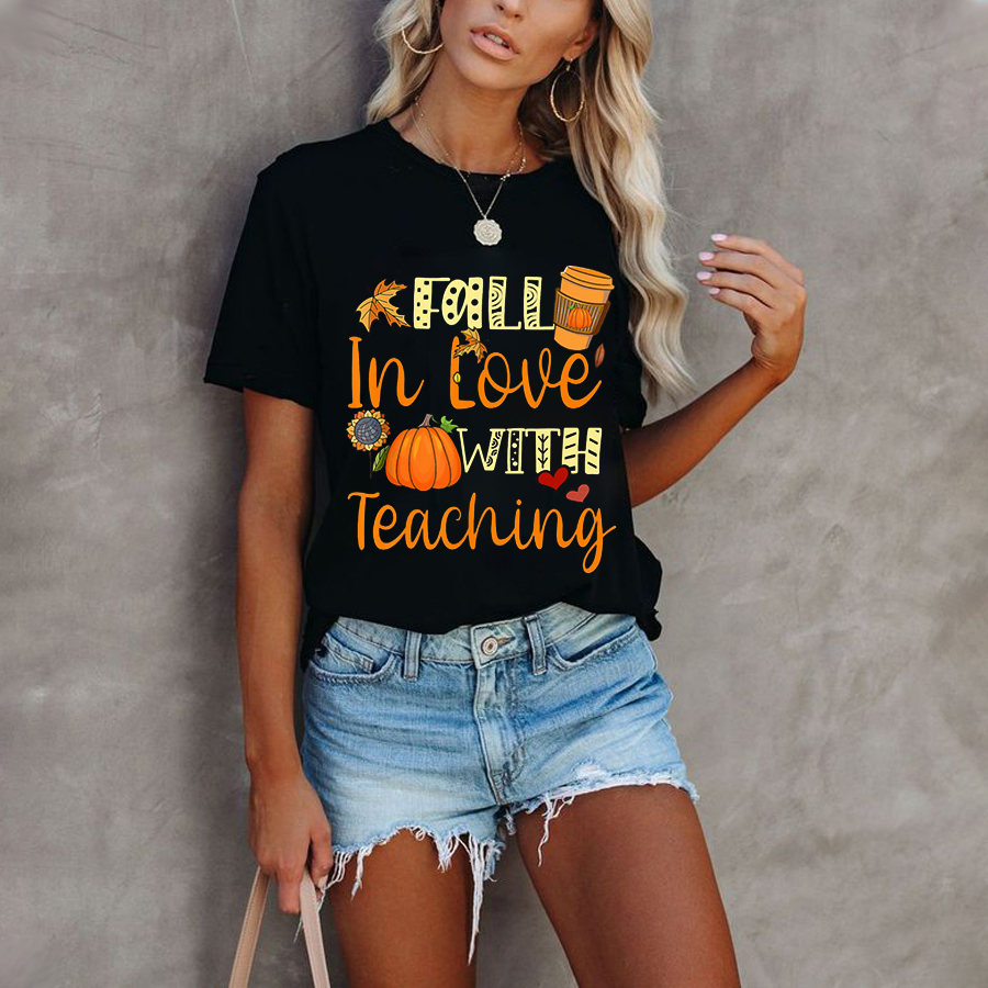 Fall In Love With Teaching T-Shirt