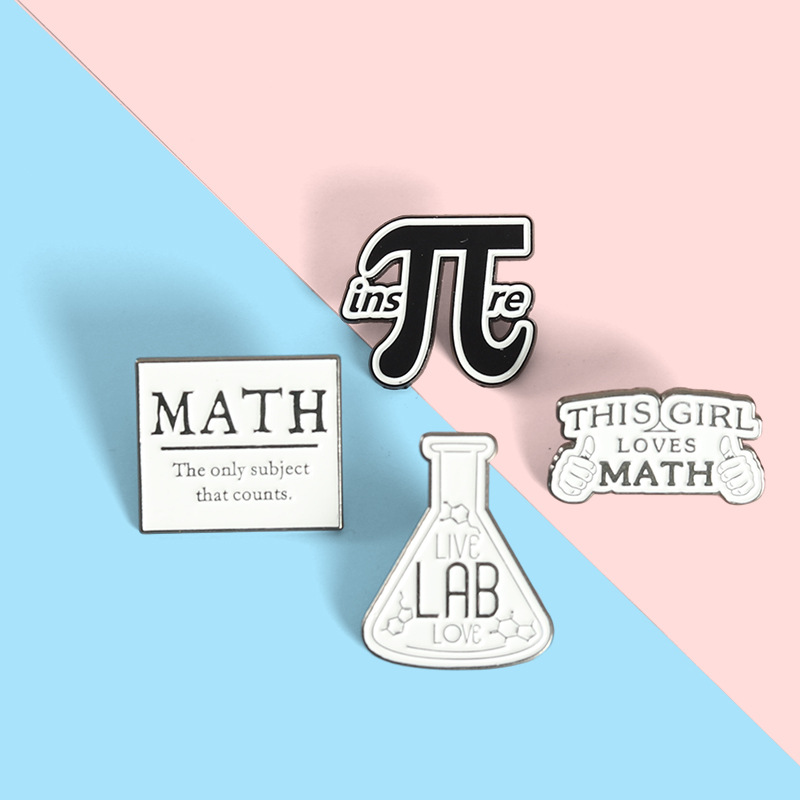 Math And Chemistry Pin Set
