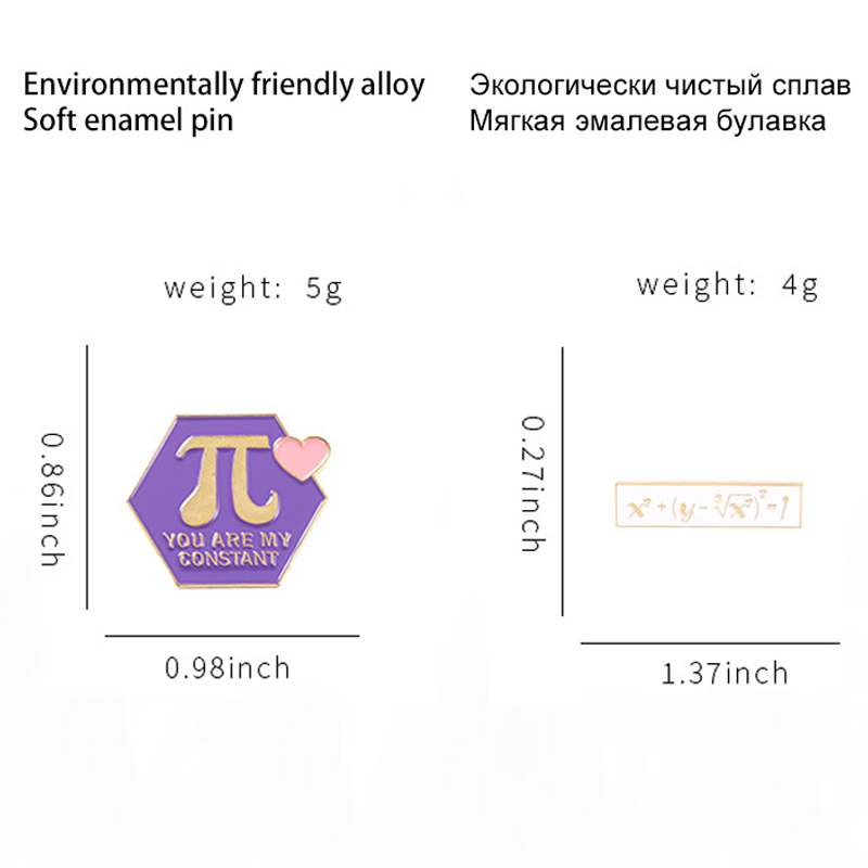 Interesting Mathematical Formula  Pin Set