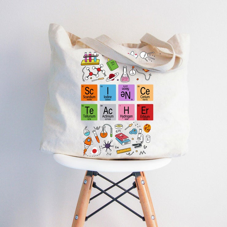 Naturwissenschaft Reißverschluss Lehrer Tasche