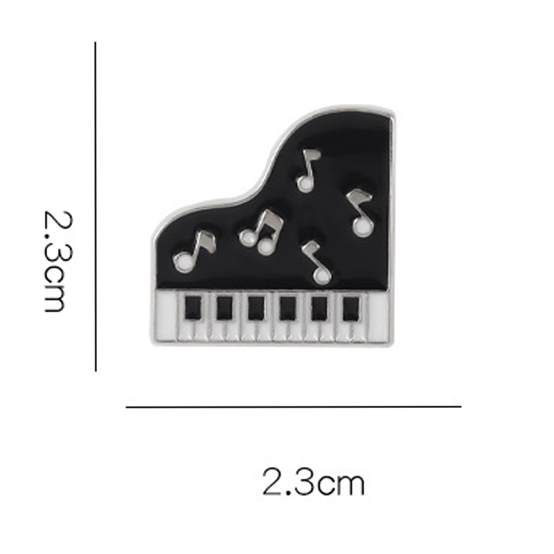 Black Piano Pin