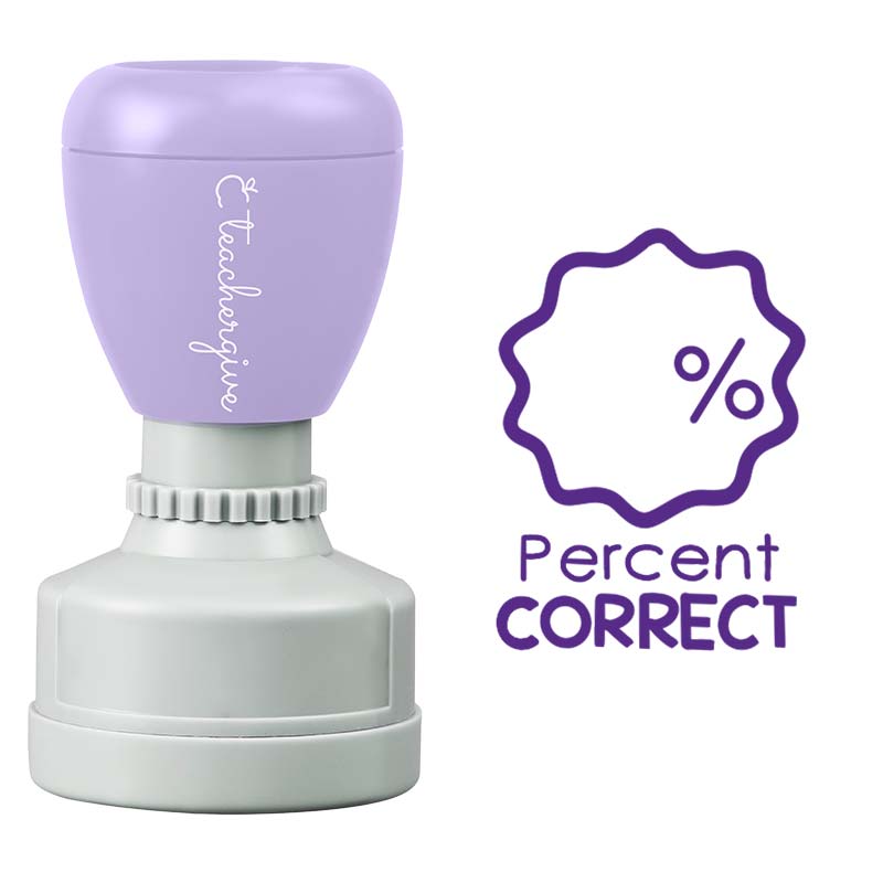 Percent Correct Teacher Stamp
