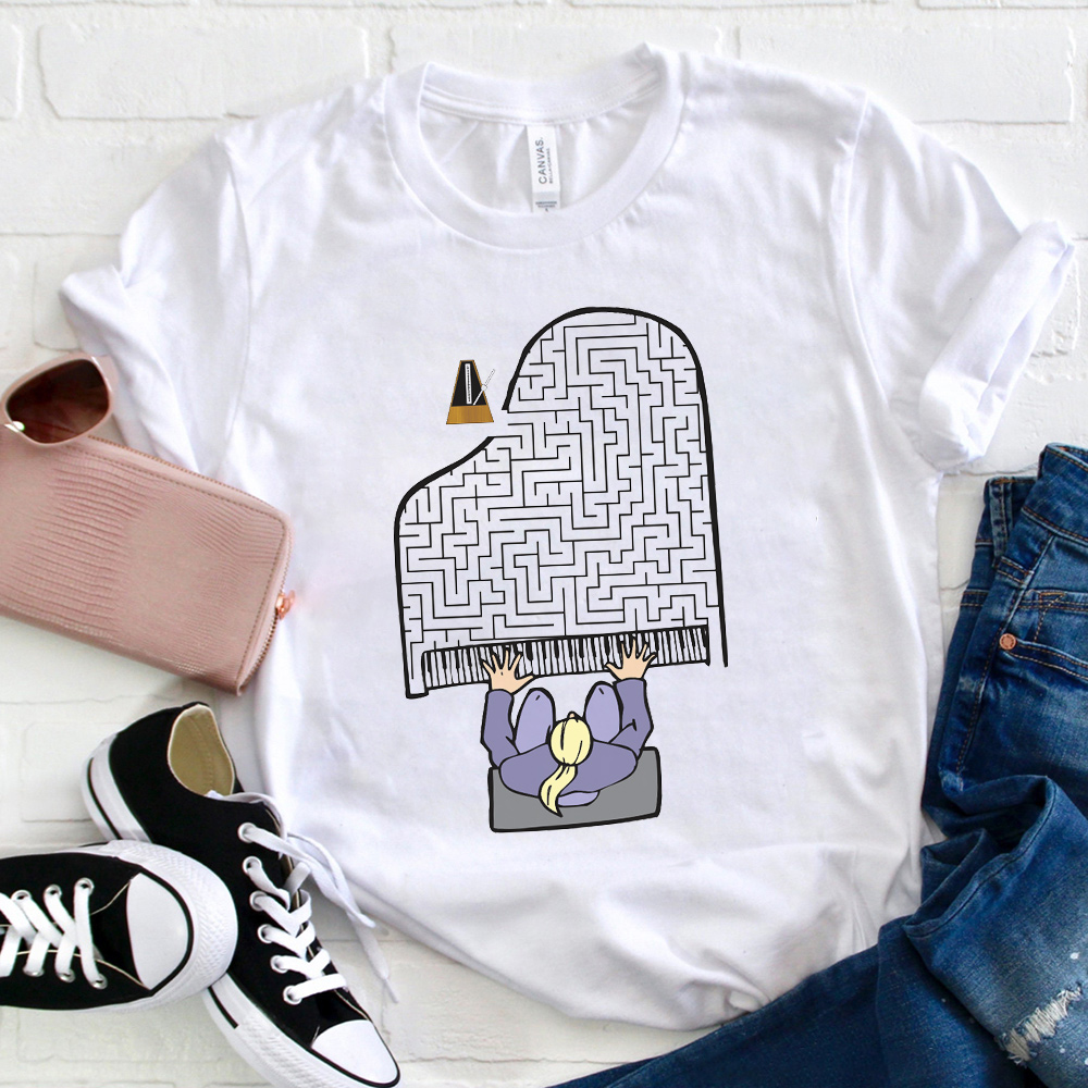 A Teacher Playing The Piano T-Shirt