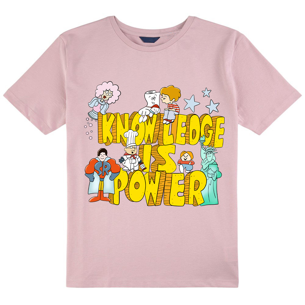 Knowledge Is Power Kids T-Shirt