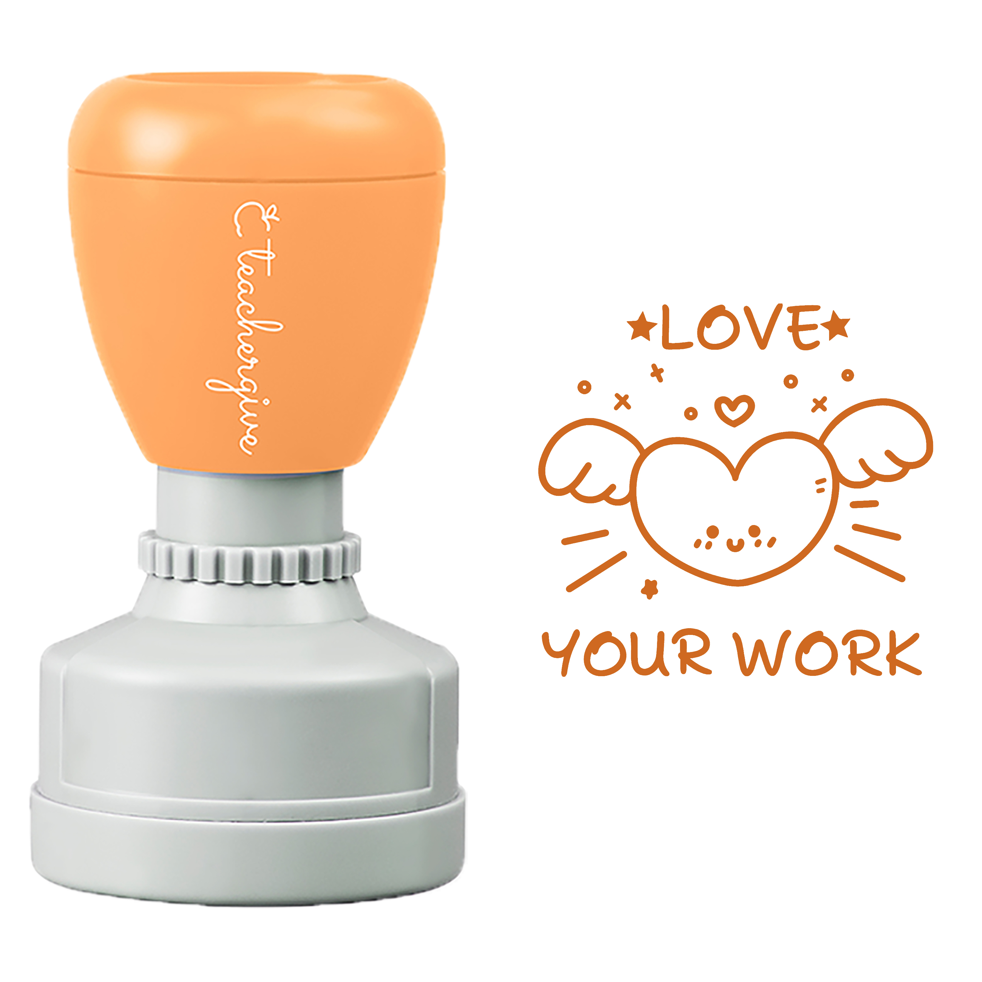 Love Your Work Wings Stamp