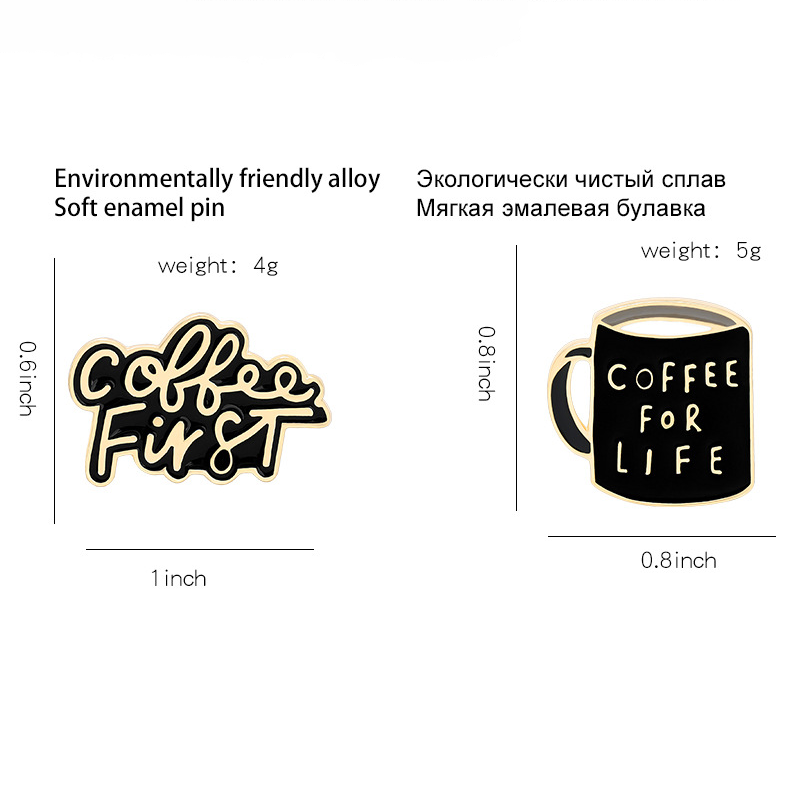Coffee For Life Pin Set