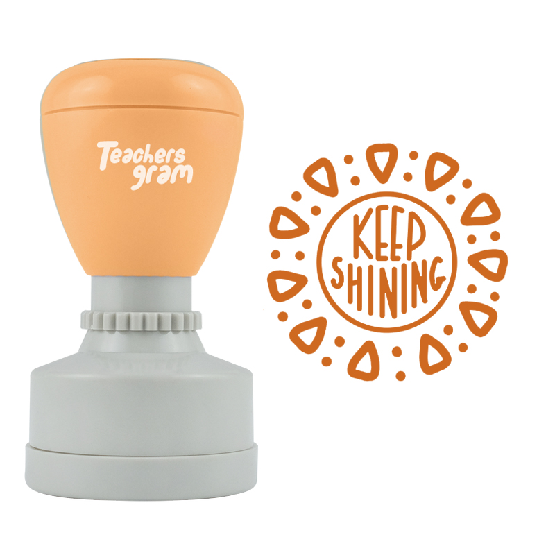 Strahle weiter Lehrer Stempel