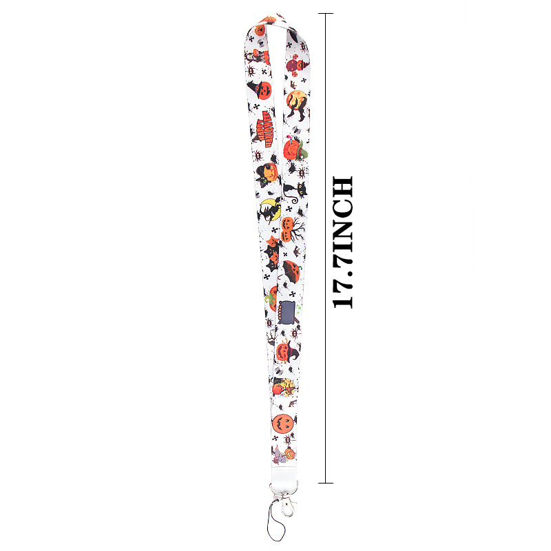 Halloween Pumpkin Lanyard