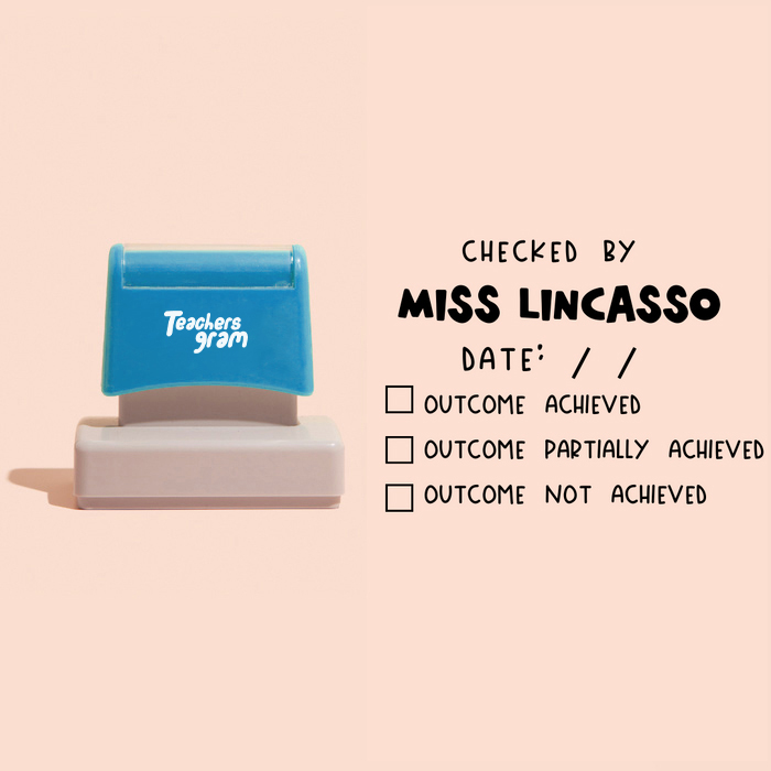 Personalized Feedback Large Rectangle Stamp