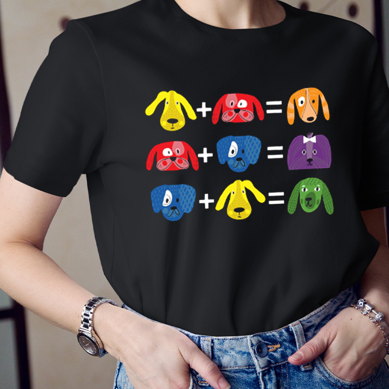 Cute Animals Mathematics T-Shirt
