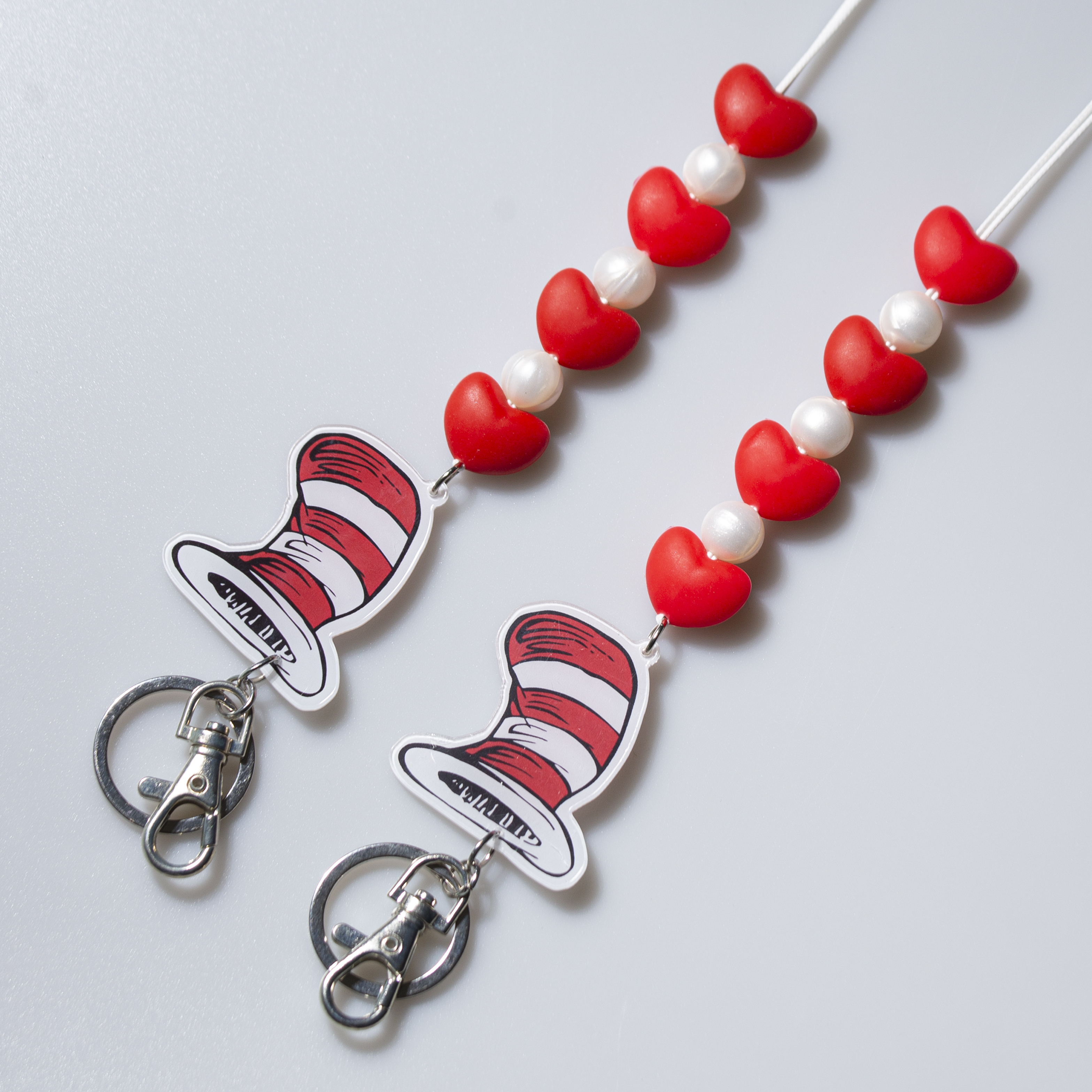 Heart And Magic Hat Lanyard