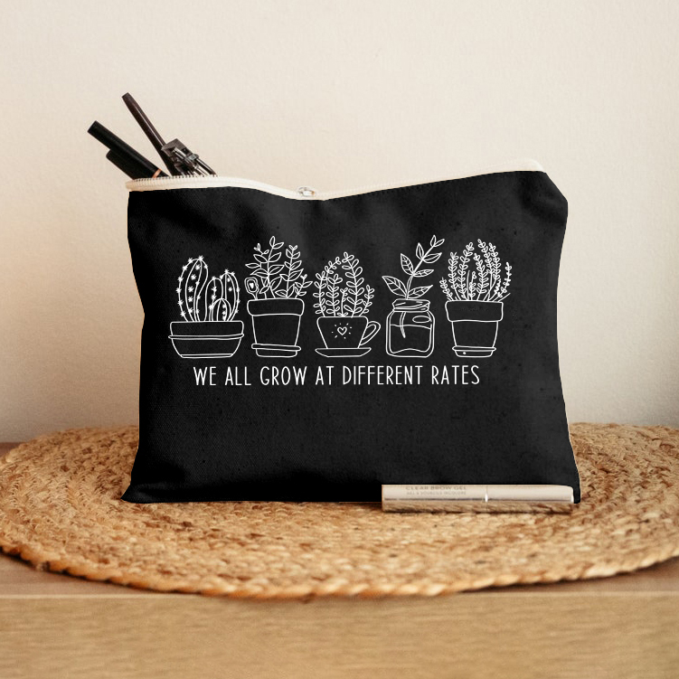 Wir alle wachsen unterschiedlich schnell Lehrer Schminktasche