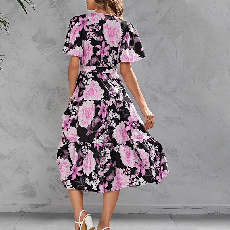 Sea Of Flowers Multicolor Dress