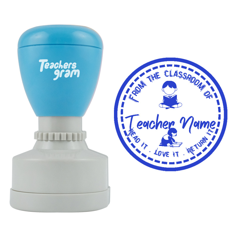 Personalisiert Aus der Lesung im Klassenzimmer Stempel