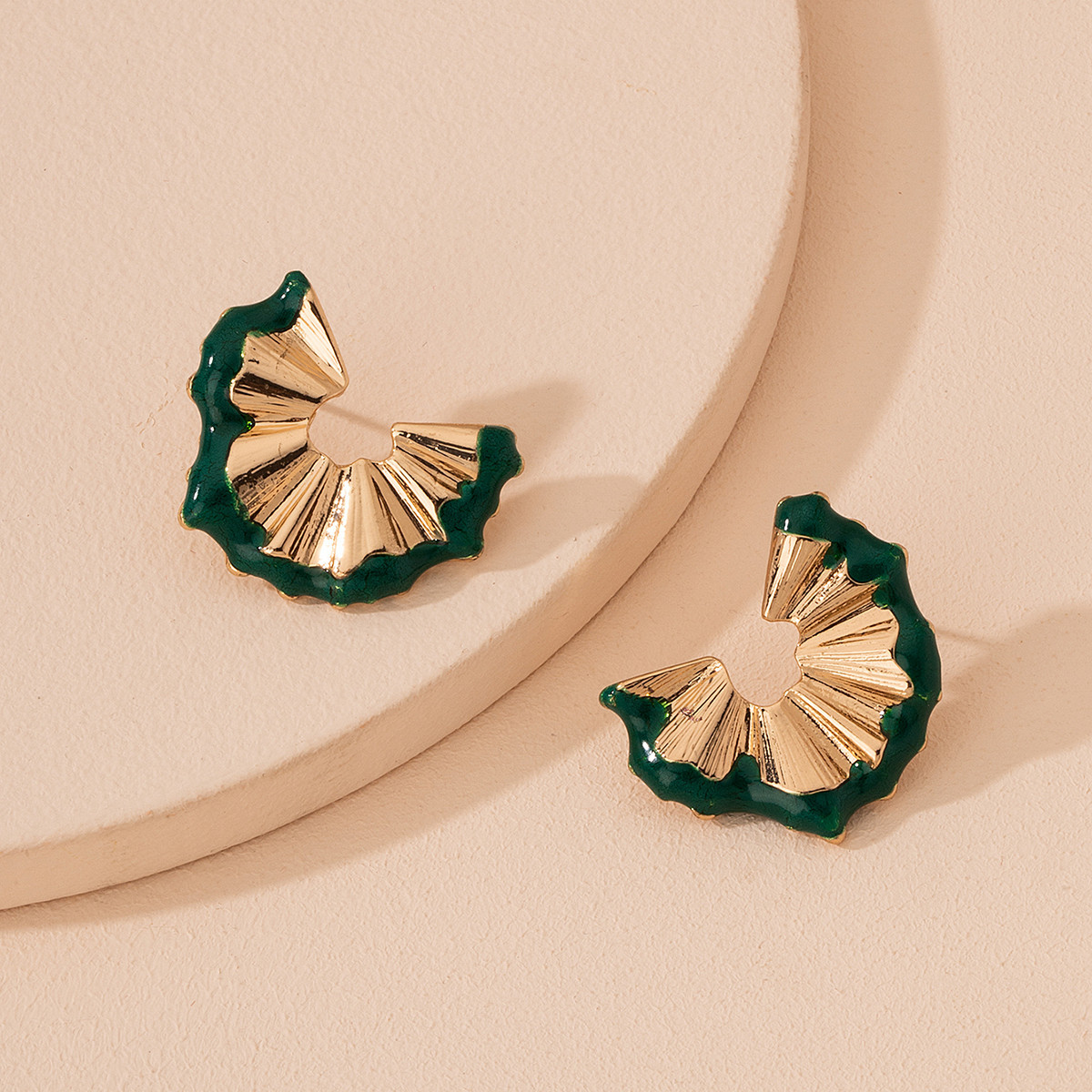 Multicolor  Pencil Shavings  Metal Earrings